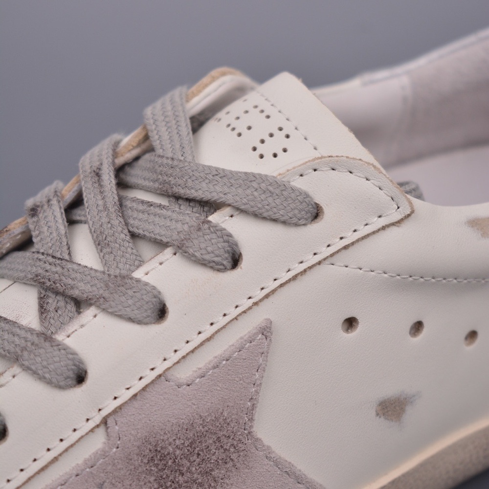 👟 Golden Goose Super Star | White Leather Silver Star - Picture 9 of 9